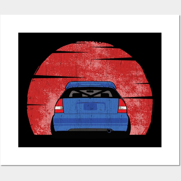 JDM Hatch Civic Ek Wall Art by Dailygrind